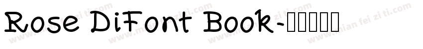 Rose DiFont Book字体转换